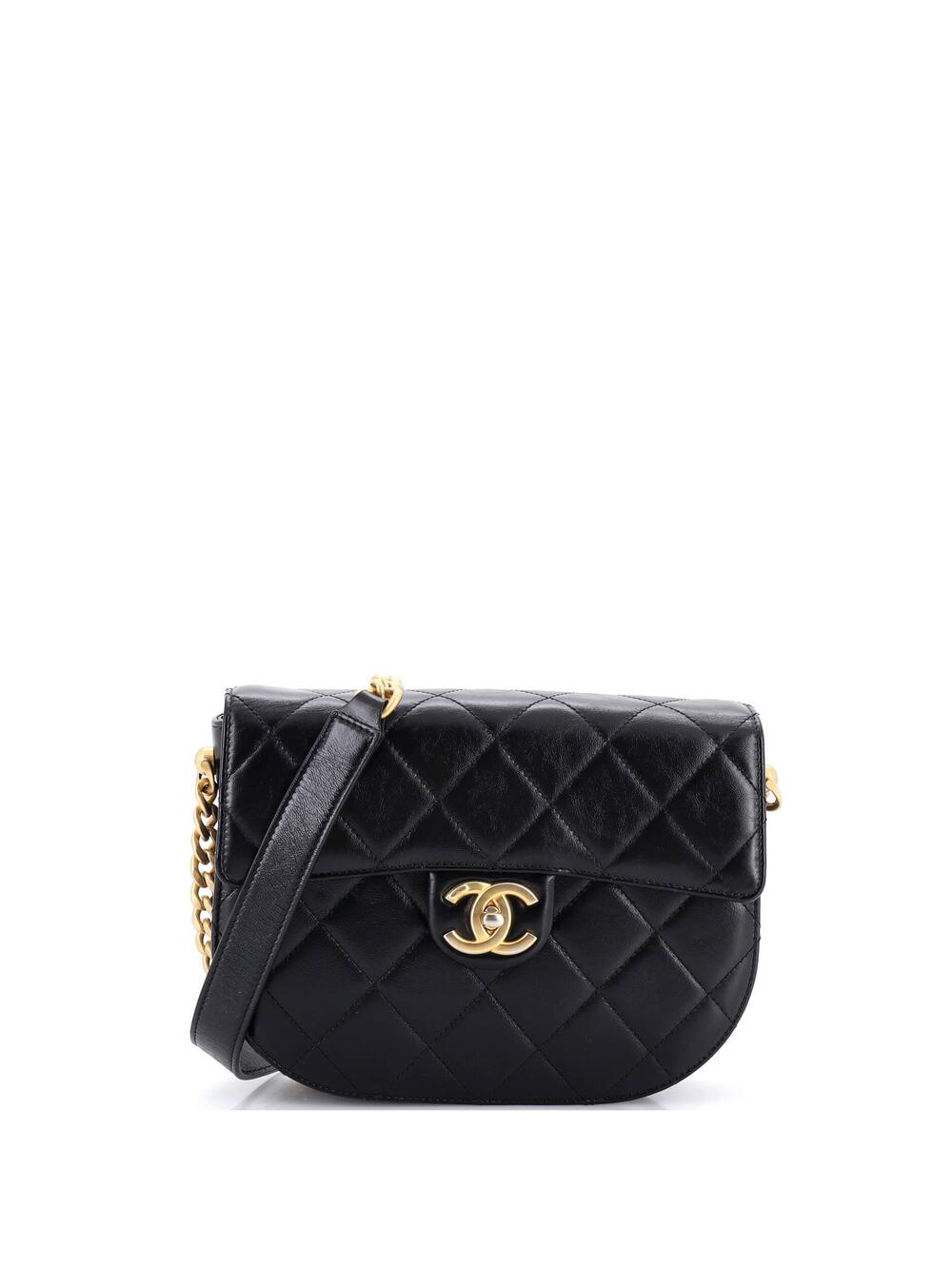 Chanel Moon Flap Messenger Bag Quilted #258296C46B